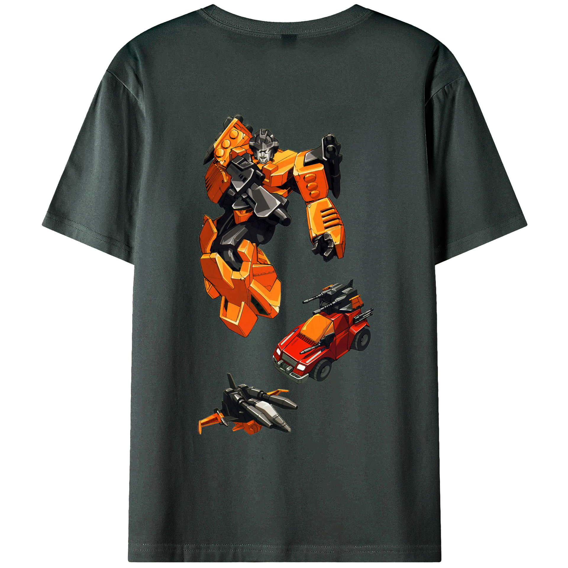 （画像用）  綿100％ メンズ半袖Tシャツ（バックプリント） 通気性